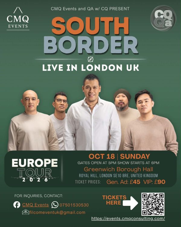 South Border LIVE in London — October 18, 2026